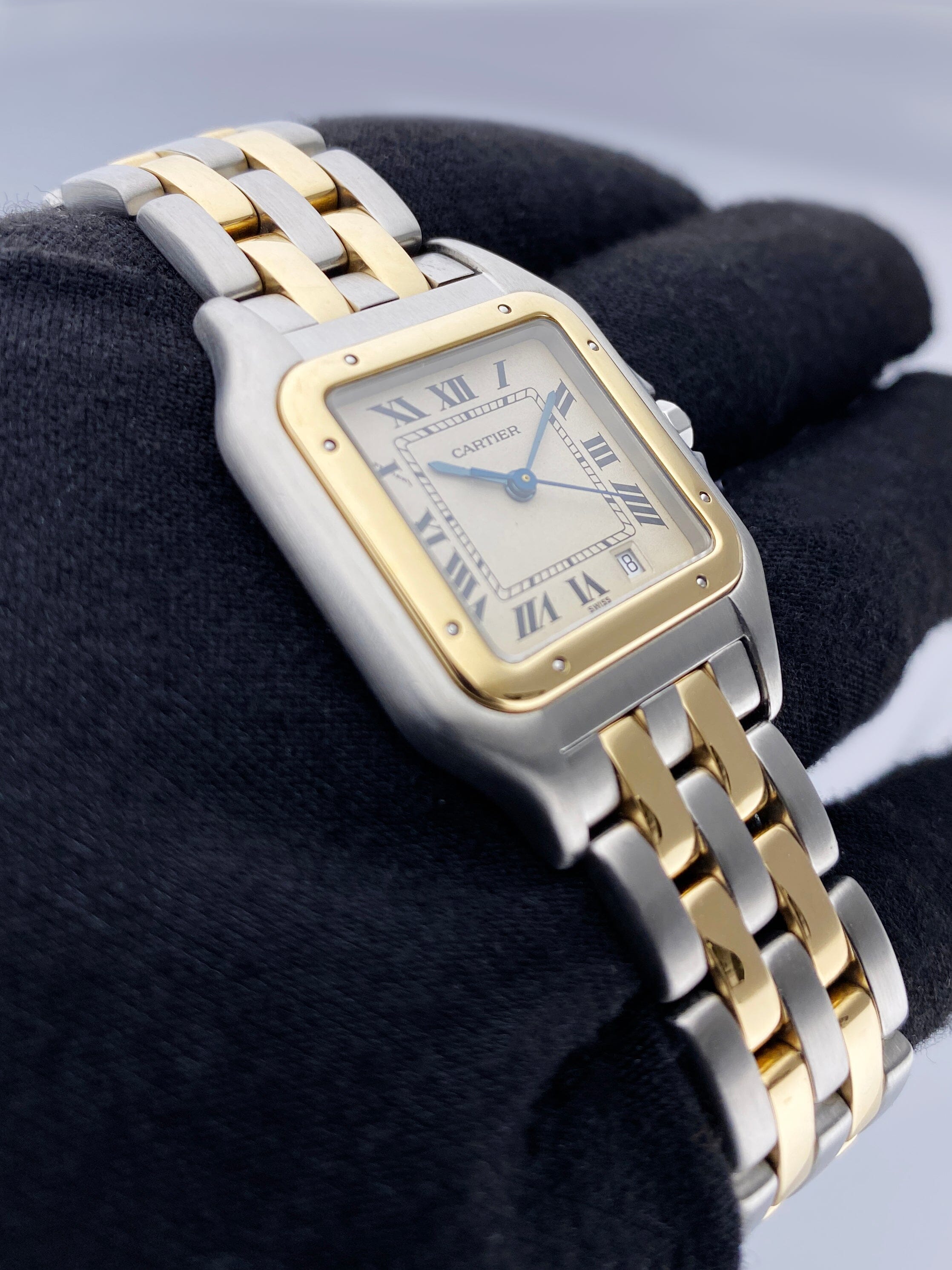 Cartier PANTHERE LM 83084242 2コマ Cartier Panthere 83083242 Two Row Midsize Ladies Watch – Phigora