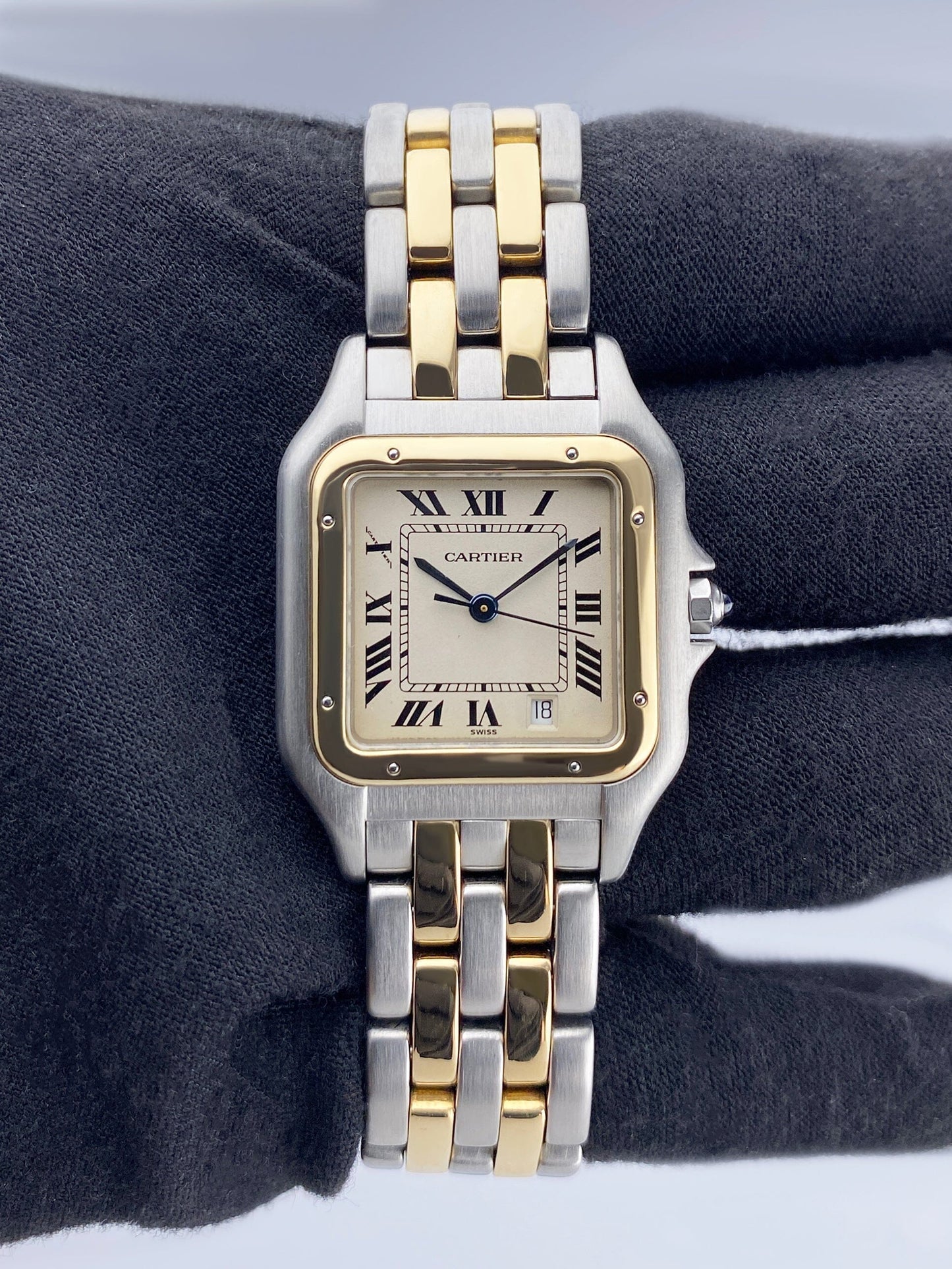 Cartier Panthere 83083242 Two Row Midsize Ladies Watch - Wristwatch