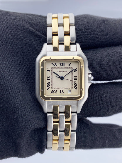 Cartier Panthere 83083242 Two Row Midsize Ladies Watch - Wristwatch
