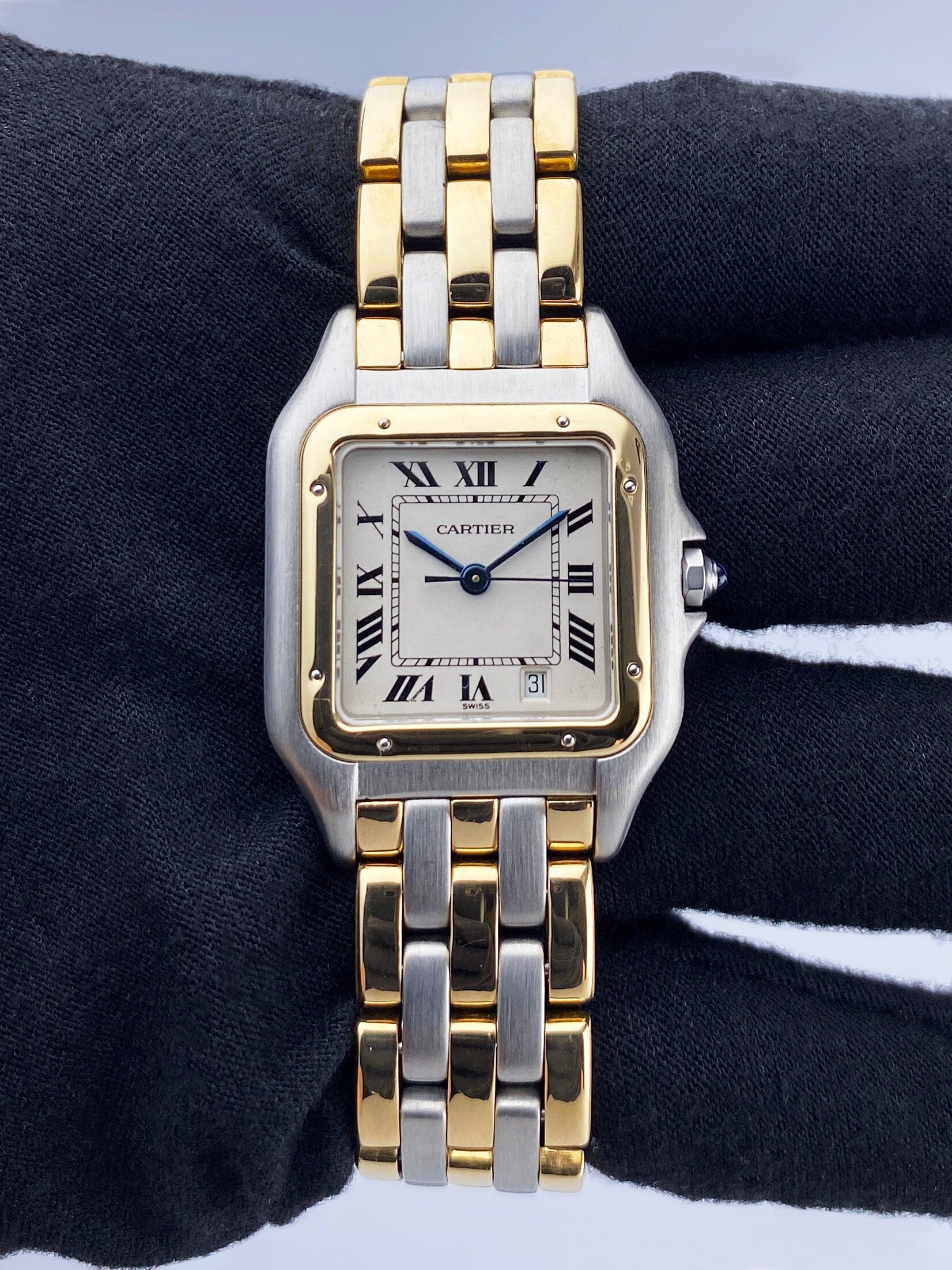Cartier Panthere 83083244 Three Rows Midsize Ladies Watch | – Phigora