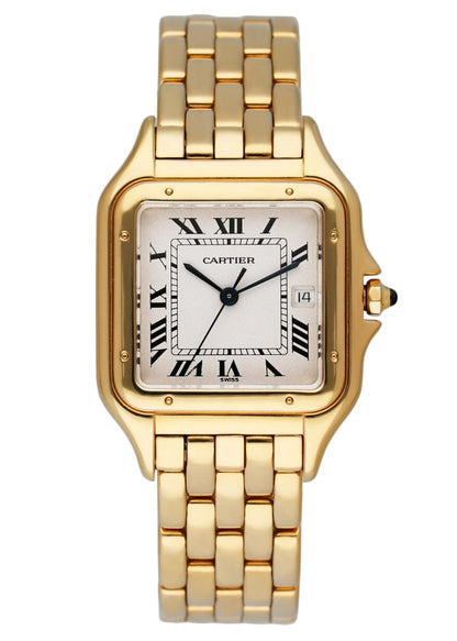 Cartier Panthere 83782747 Large 18K Yellow Gold Mens Watch - Virtual