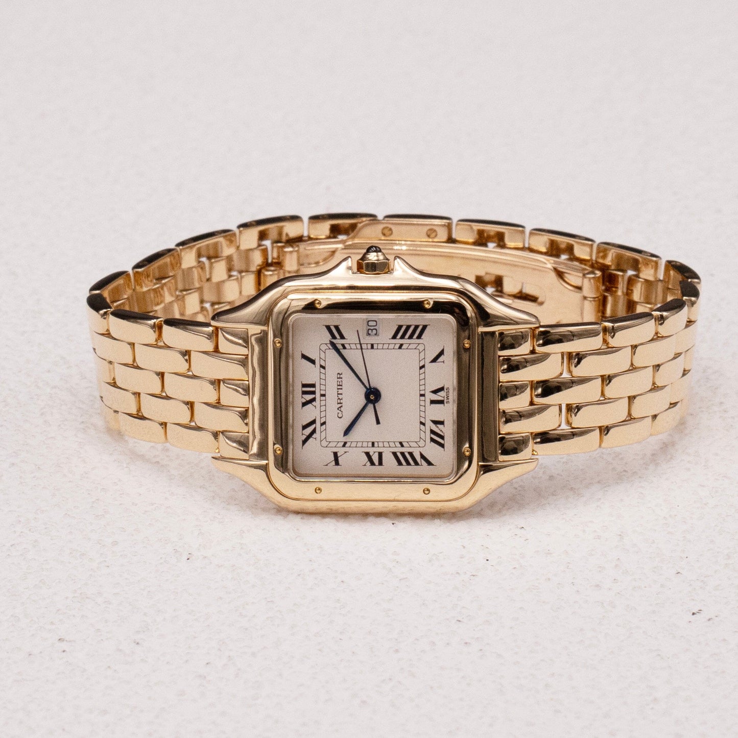 Cartier Panthere 83782747 Large 18K Yellow Gold Mens Watch - Virtual