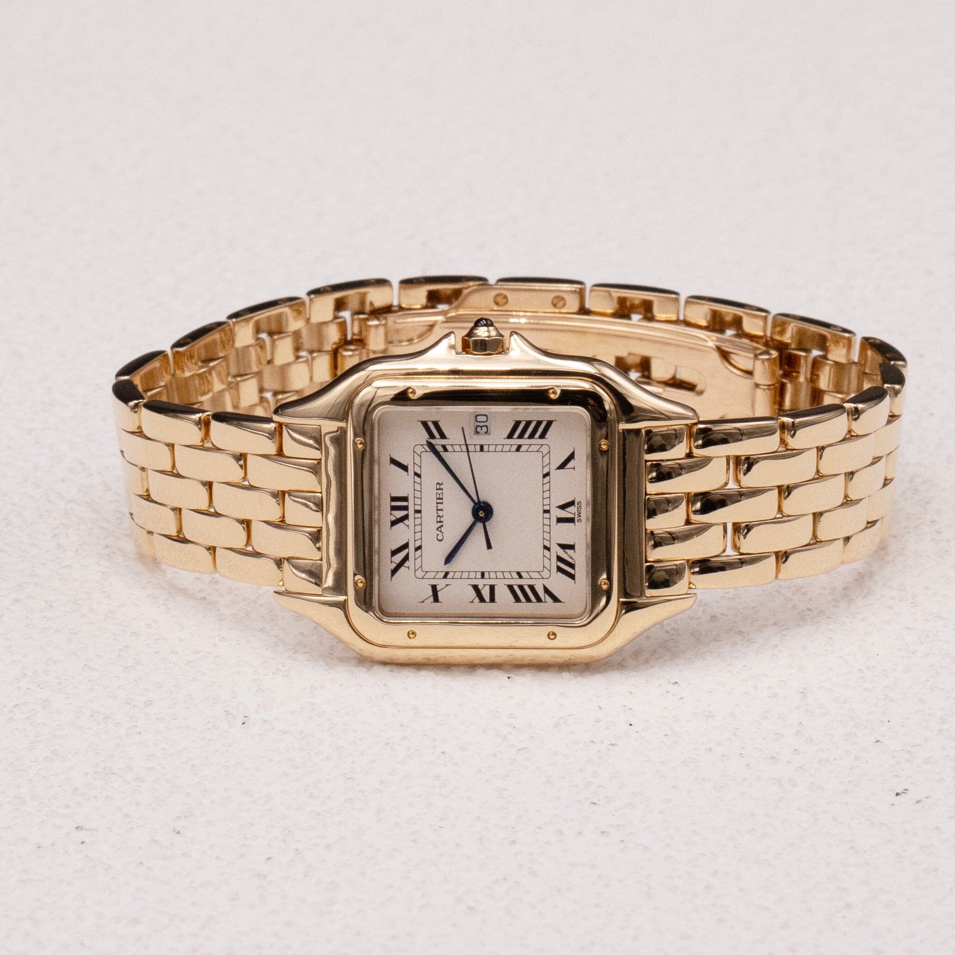 Cartier Panthere 83782747 Large 18K Yellow Gold Mens Watch - Virtual