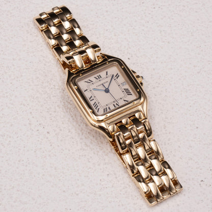 Cartier Panthere 83782747 Large 18K Yellow Gold Mens Watch - Virtual