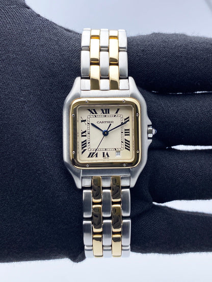 Cartier Panthere 839490 Two Rows Midsize Ladies Watch - Wristwatch