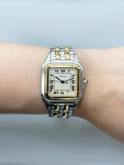 Cartier Panthere 839490 Two Rows Midsize Ladies Watch - Wristwatch
