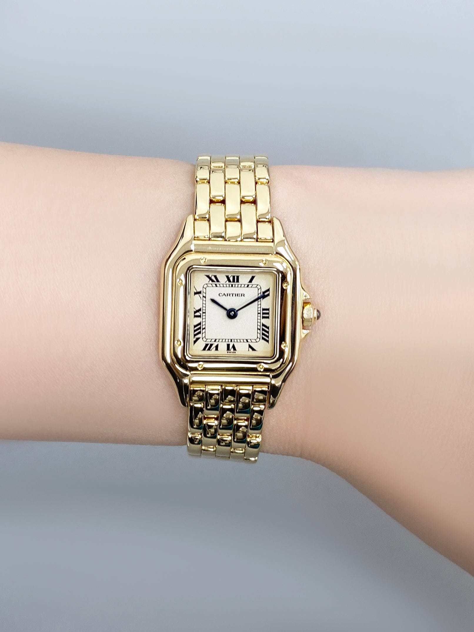 Cartier 時計　18K CARTIER 18K Yellow Gold Roadster Chronograph W62021Y3 Box Lifetime
