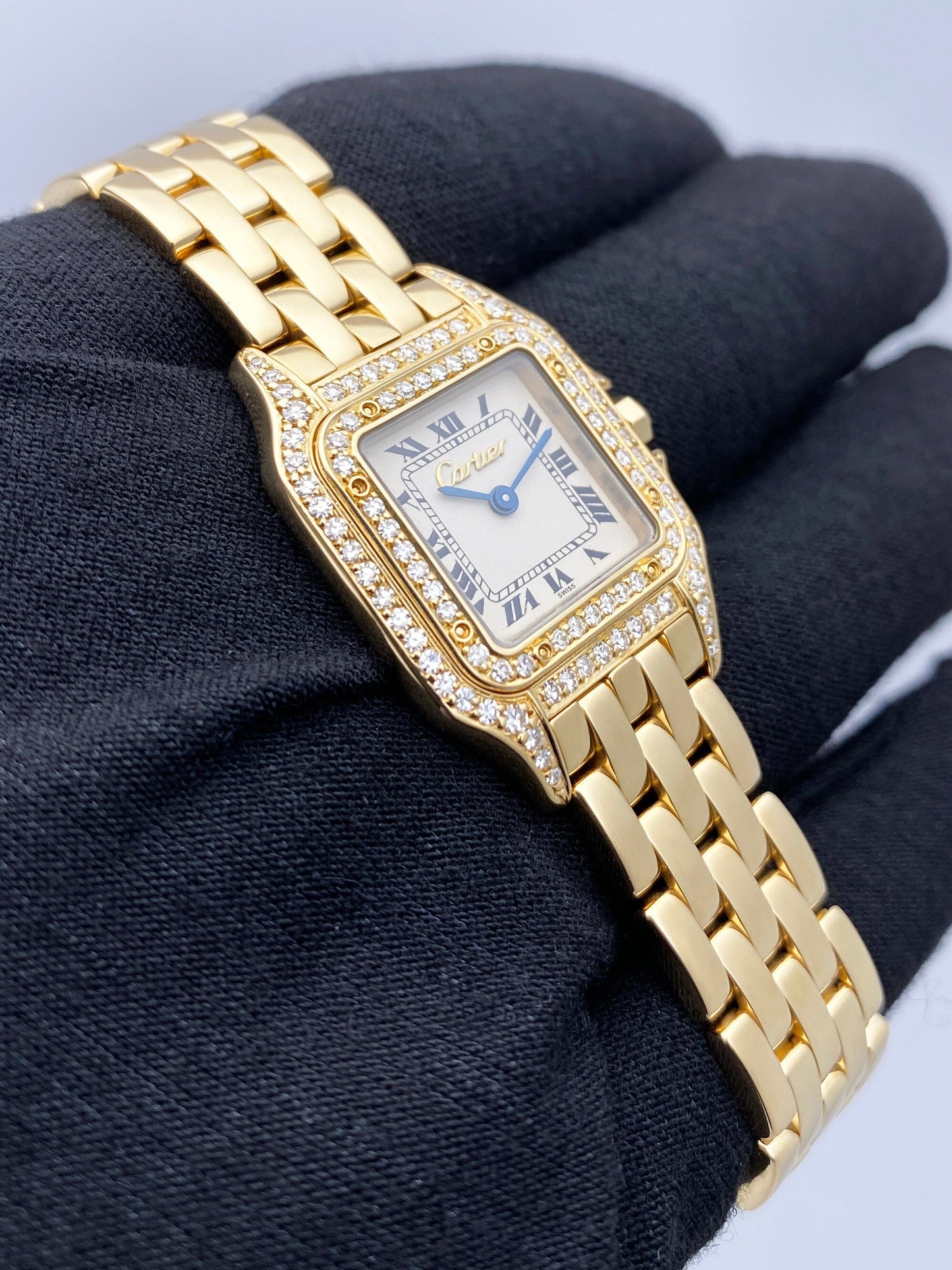 Cartier Panthere 8669 Diamond Bezel Ladies Watch - Watches