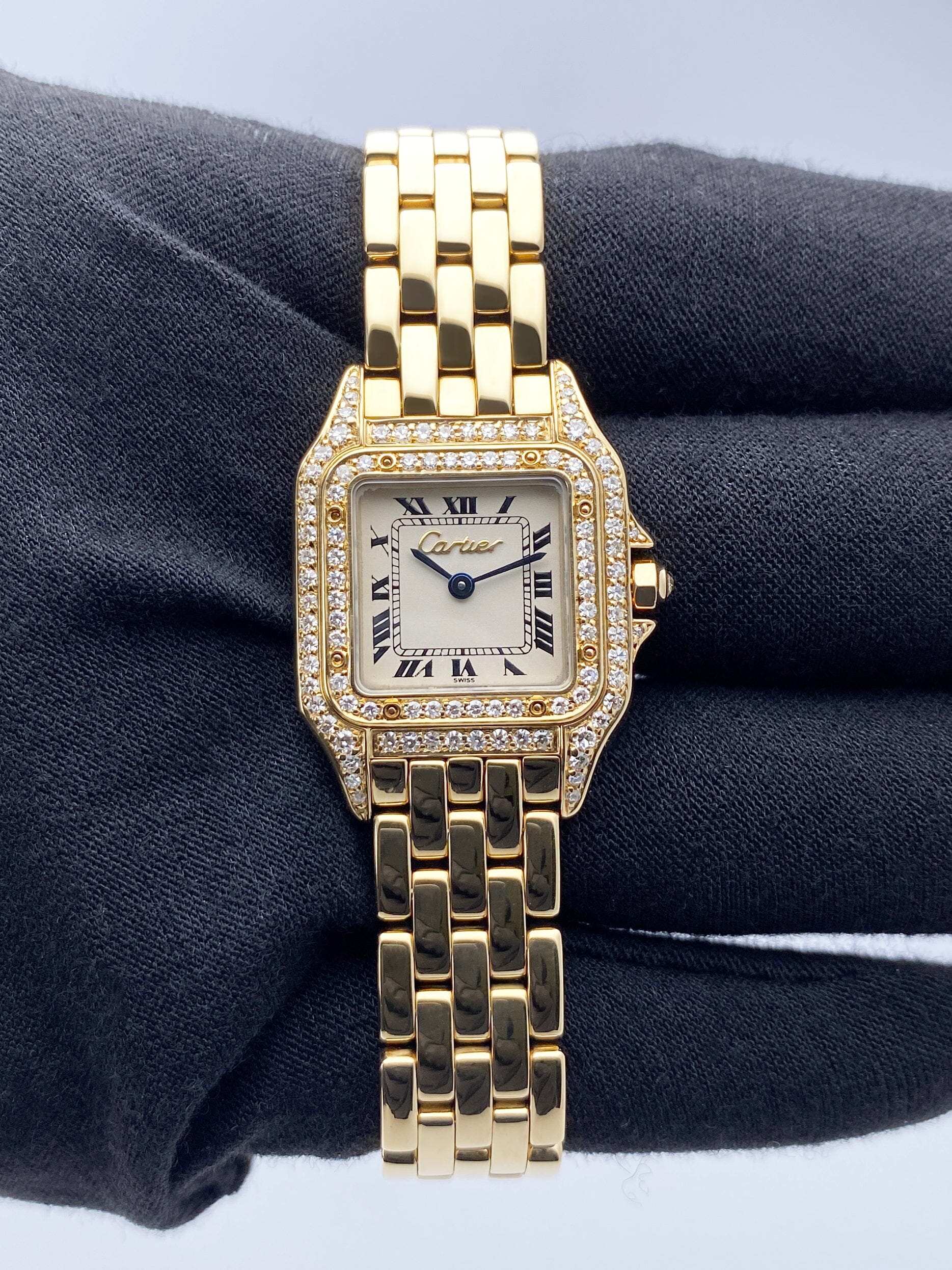 Cartier Panthere 8669 Diamond Bezel Ladies Watch - Watches