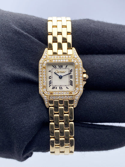 Cartier Panthere 8669 Diamond Bezel Ladies Watch - Watches