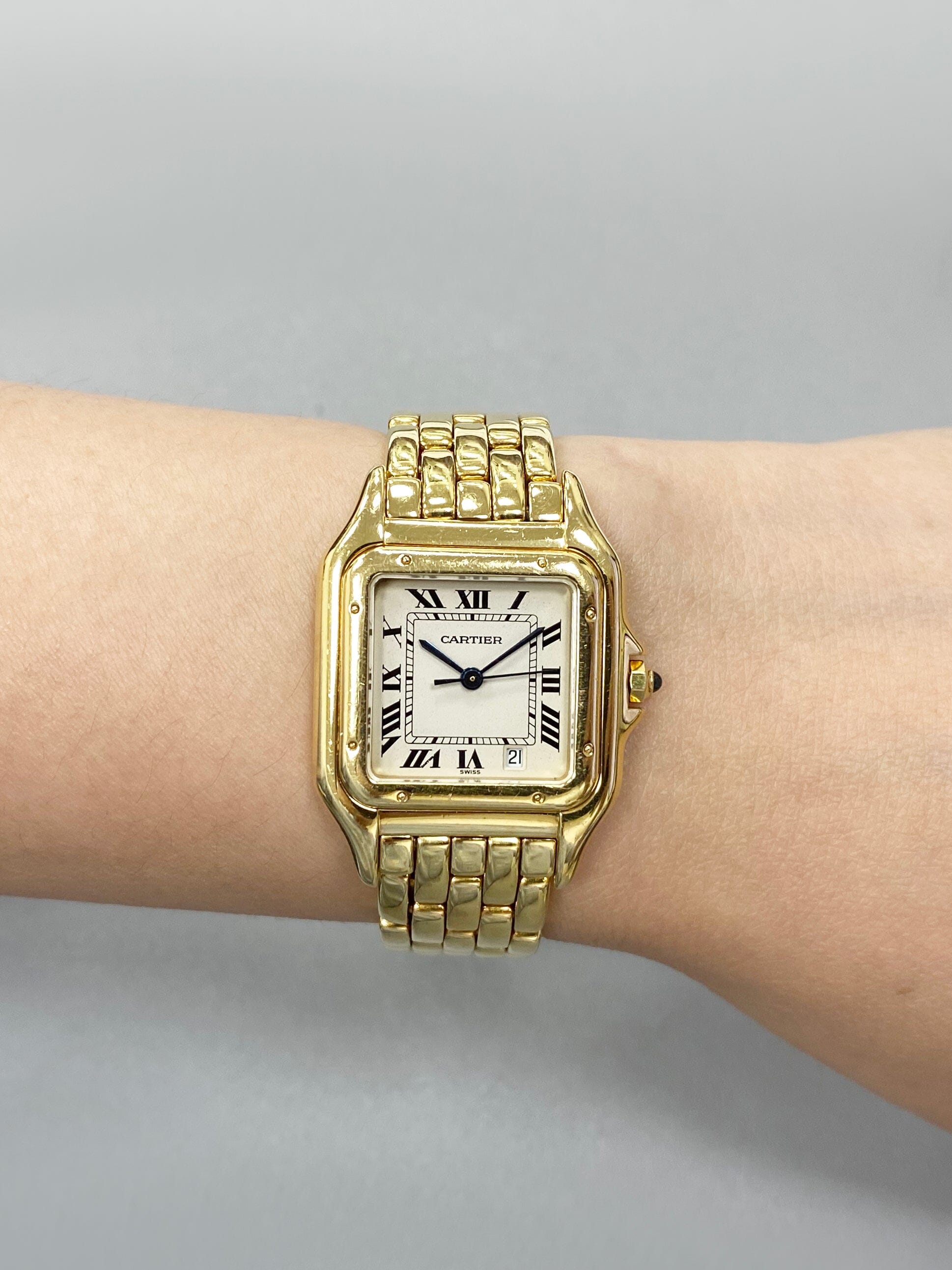 Cartier Panthere 8839 18k Yellow Gold Midsize Ladies Watch – Phigora