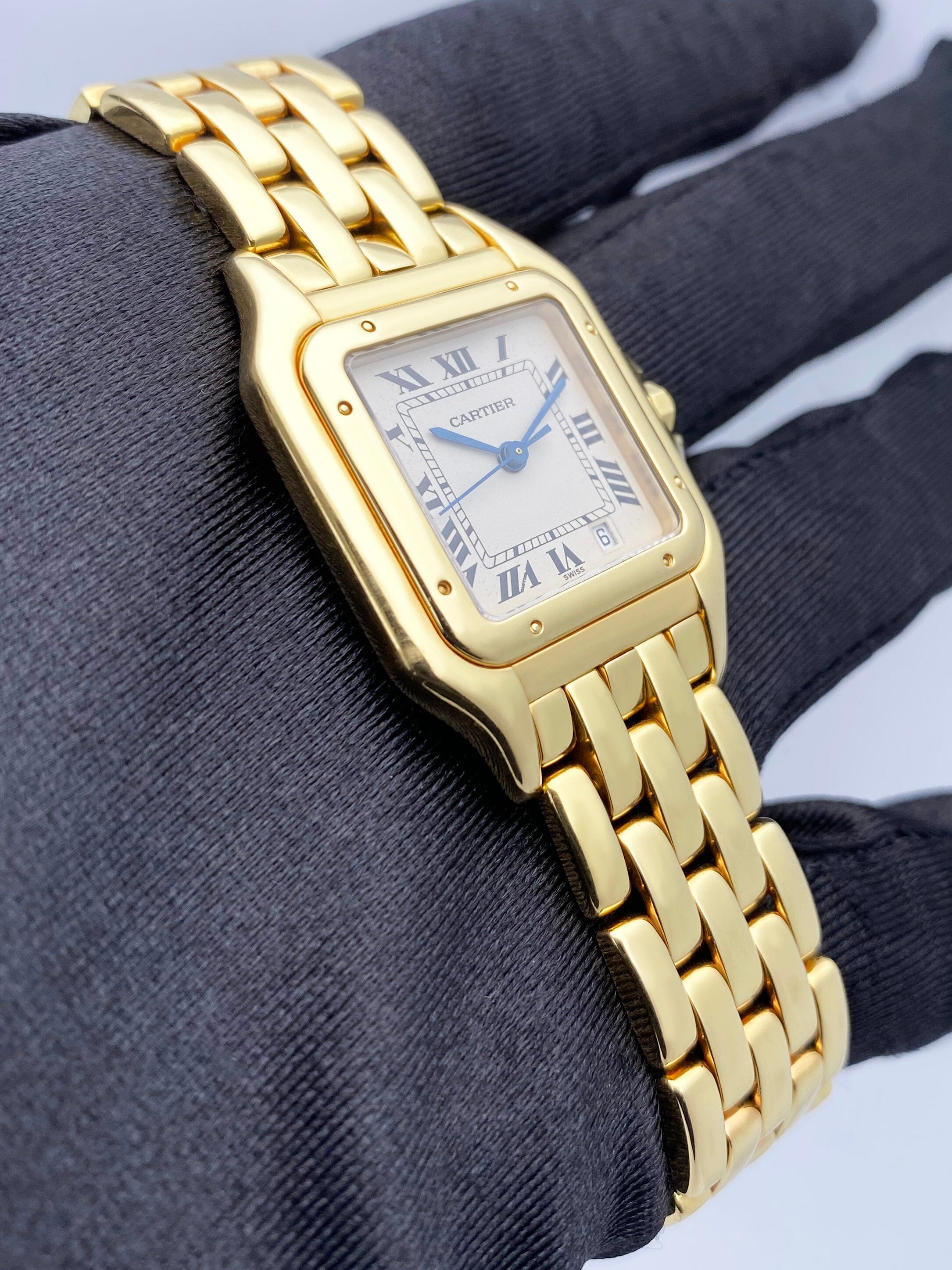 Cartier Panthere 8839 18k Yellow Gold Midsize Ladies Watch – Phigora