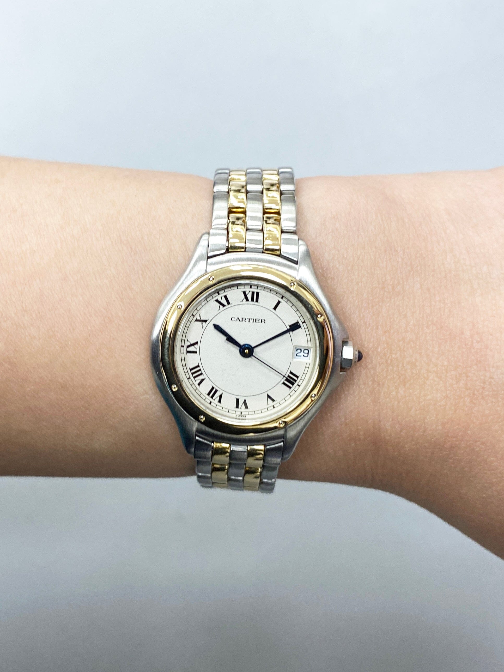 Cartier Panthere Cougar 119 000 R Two Tone Ladies Watch - Watches