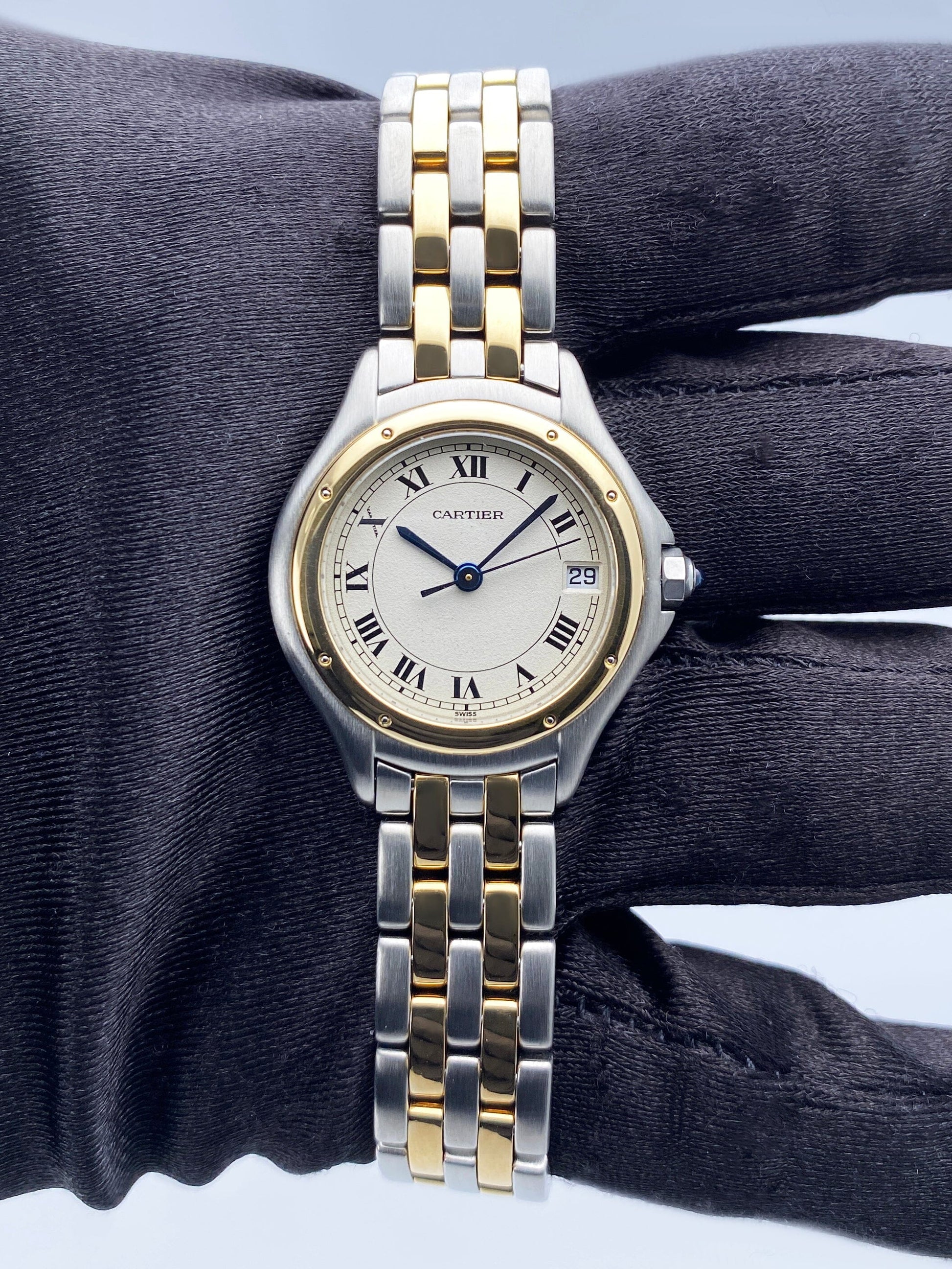 Cartier Panthere Cougar 119 000 R Two Tone Ladies Watch - Watches
