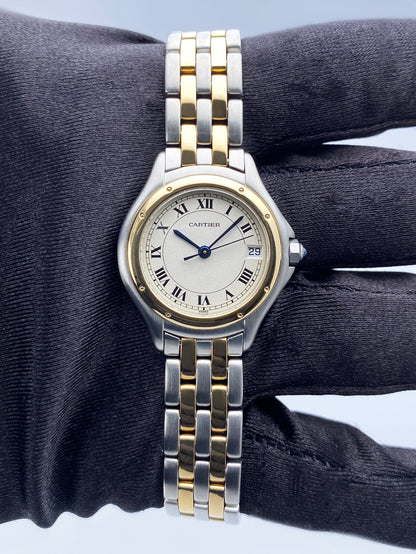 Cartier Panthere Cougar 119 000 R Two Tone Ladies Watch - Watches