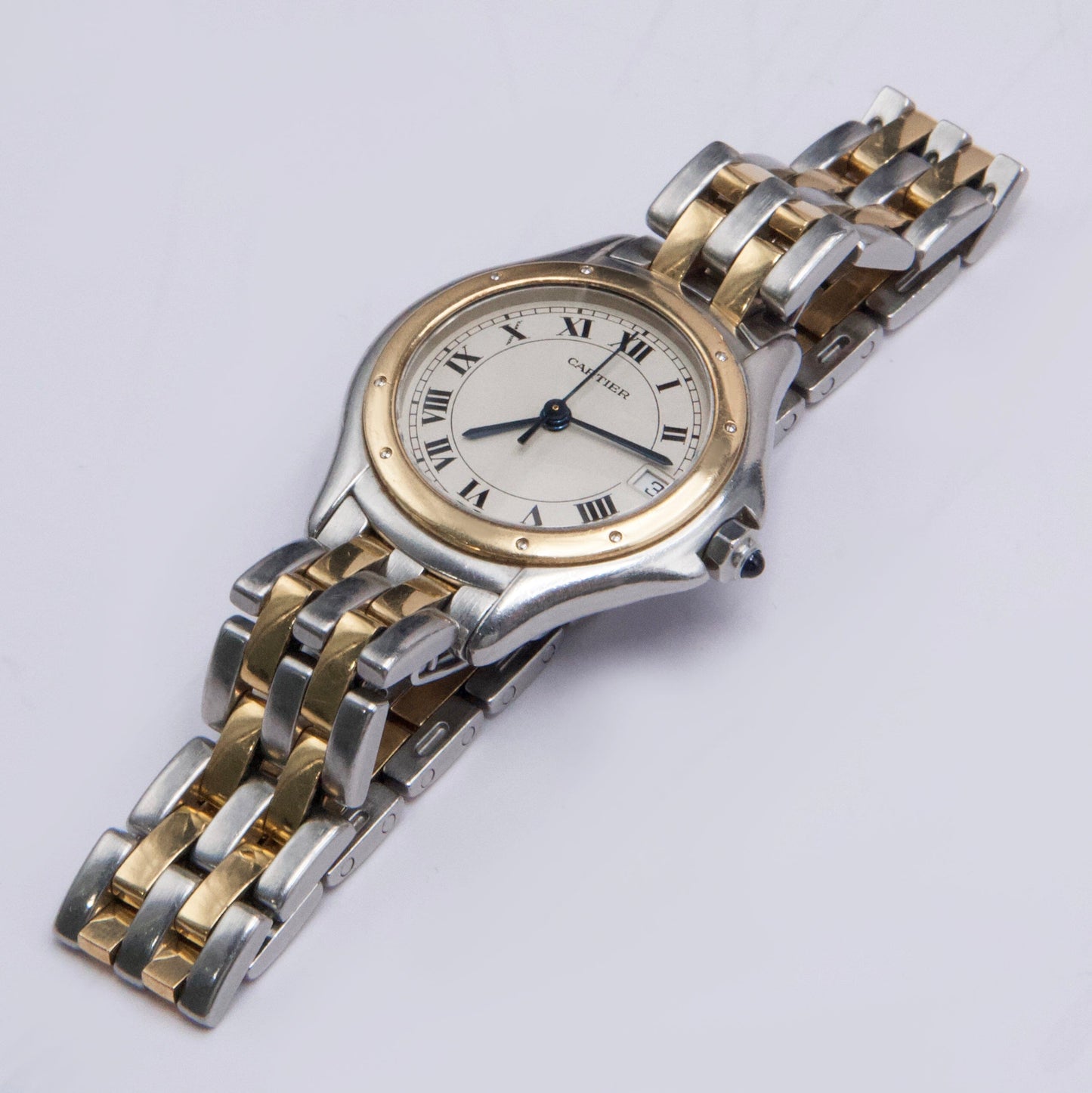 Cartier Panthere Cougar W35005B6 Two Tone Mens Watch - Watches