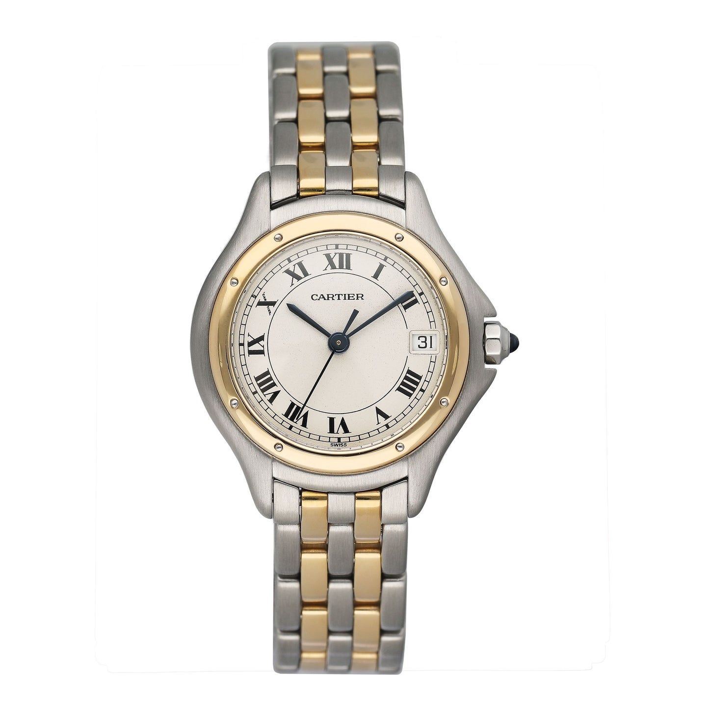 Cartier Panthere Cougar W35005B6 Two Tone Mens Watch - Watches