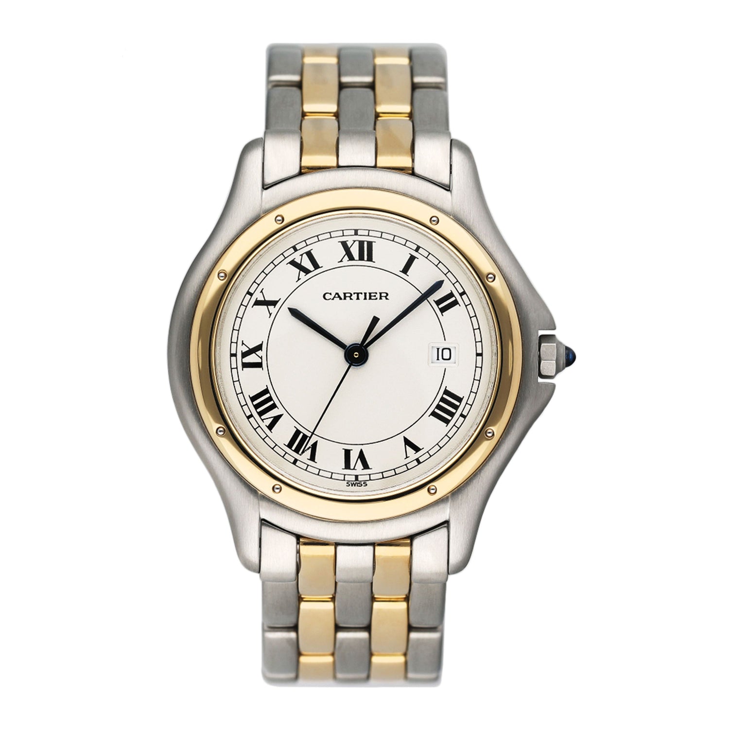 Cartier Panthere Cougar W35006B6 Two Tone Mens Watch - Watches