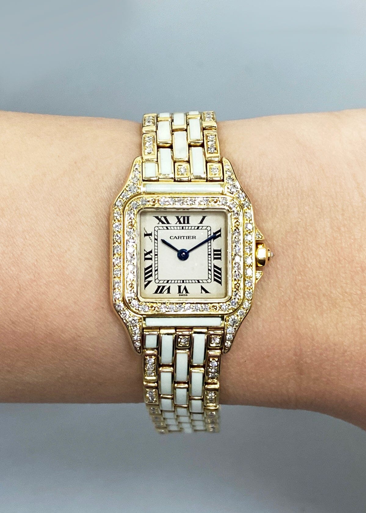 kac　 Cartier リング 18Kゴールド/950プラチナ Cartier Roadster XL Chronograph 2619 18K Gold Diamond Watch – ASSAY