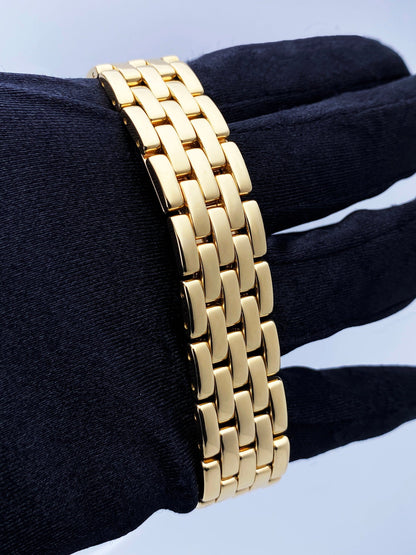 Cartier Panthere Jumbo 83783647 18K Yellow Gold Mens Watch - Wristwatch