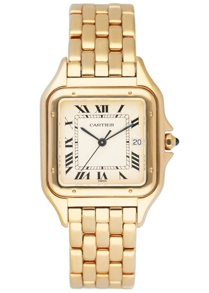 Cartier Panthere Jumbo 83783647 18K Yellow Gold Mens Watch - Wristwatch
