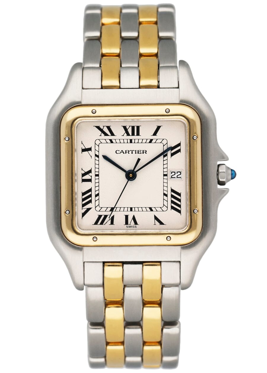 Cartier Panthere Jumbo Two Row Mens Watch - Wristwatch