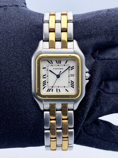 Cartier Panthere Jumbo Two Row Mens Watch - Wristwatch