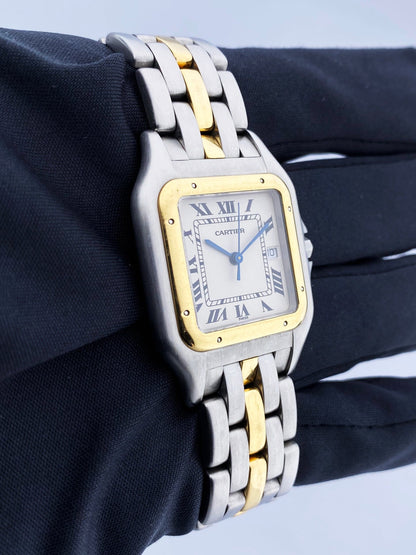 Cartier Panthere Jumbo W25027B5 One Row Mens Watch - Wristwatch