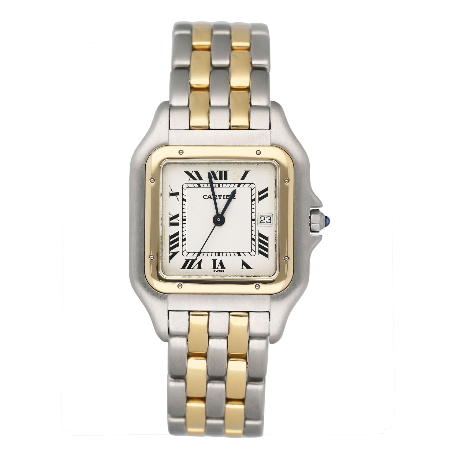 Cartier Panthere Jumbo W25027B6 Two Row Mens Watch - Watches