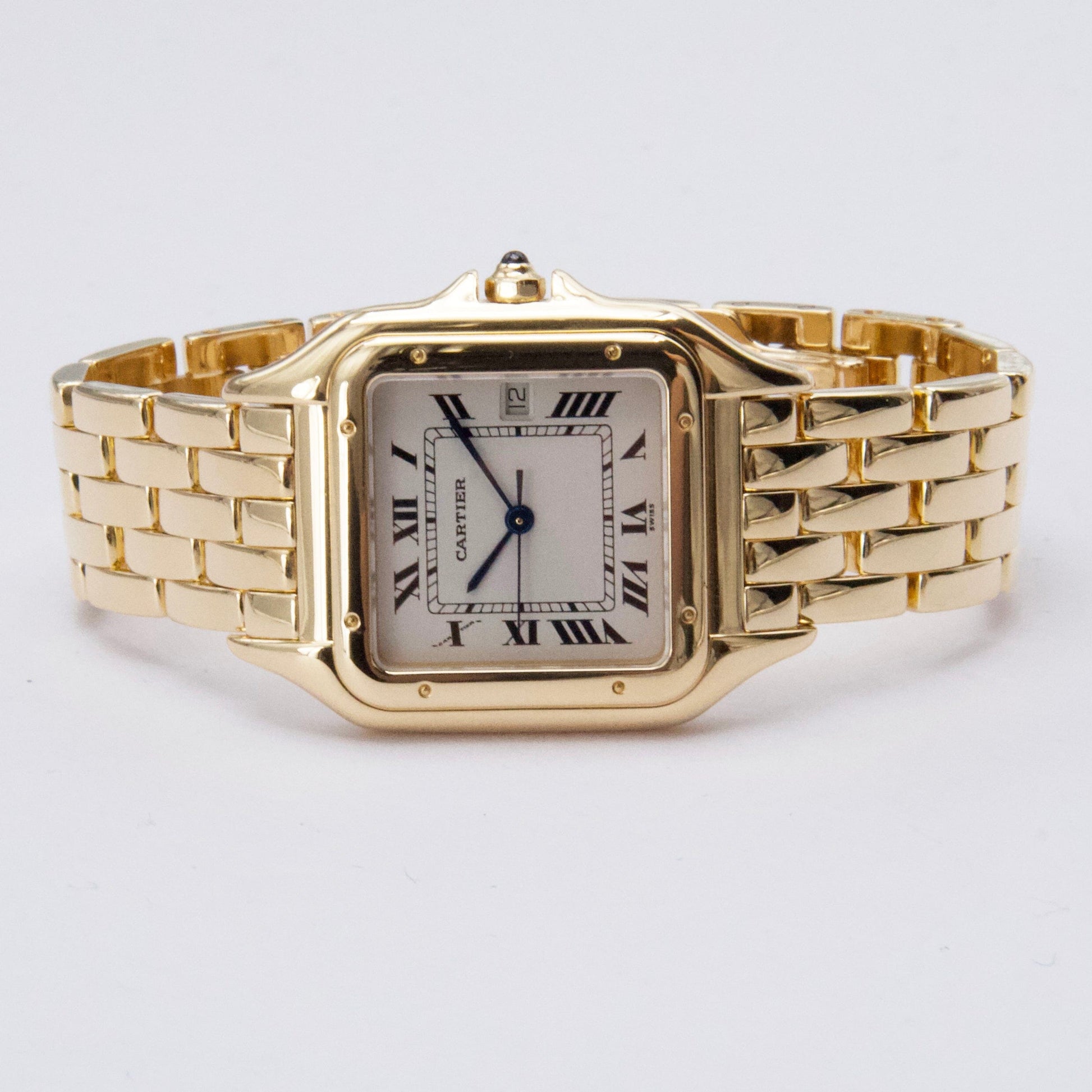 Cartier Panthere Large 1060 18K Yellow Gold Mens Watch - Virtual