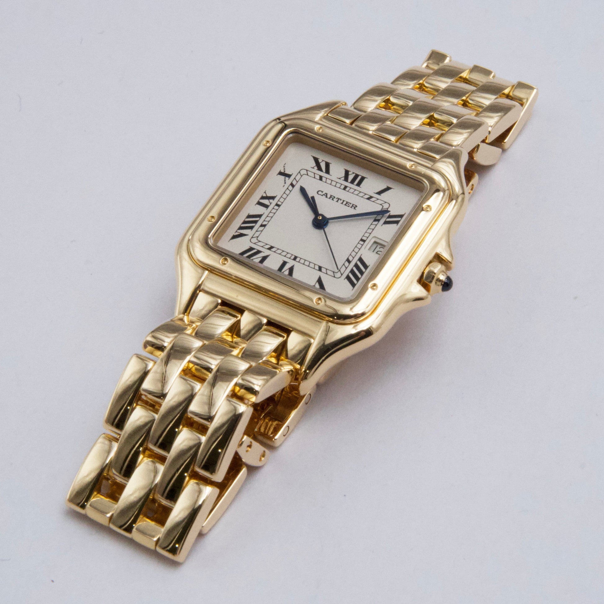 Cartier Panthere Large 1060 18K Yellow Gold Mens Watch - Virtual