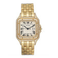 Cartier Panthere Large 88272147 Diamond 18K Yellow Gold Mens Watch - Watches