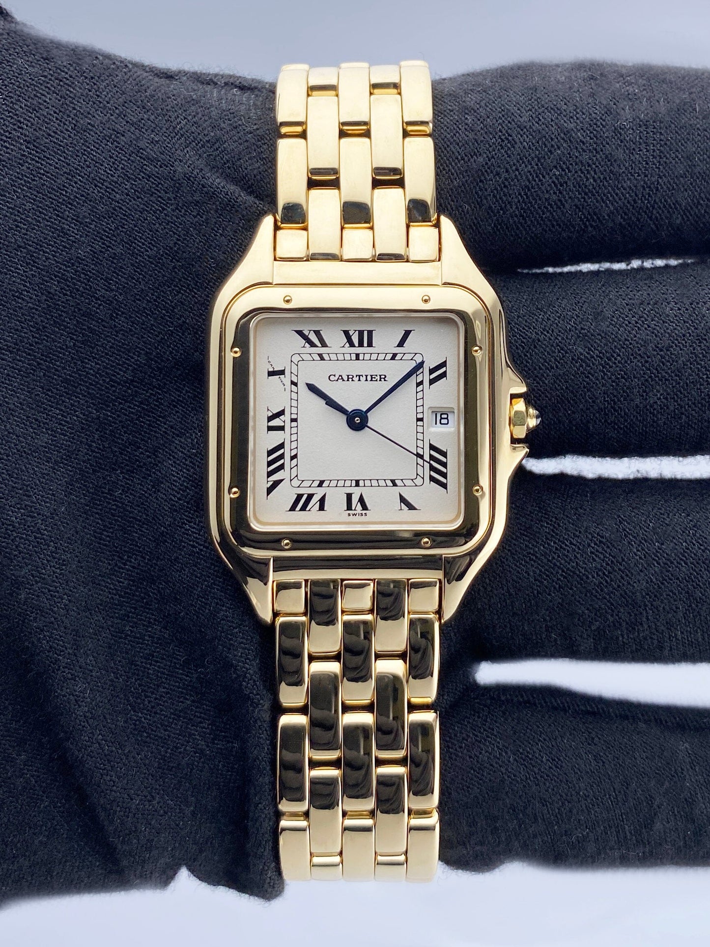 Cartier Panthere Large 887971 18K Yellow Gold Watch - Watches