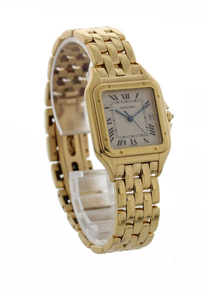 Cartier Panthere Large W25014B9 18K Yellow Gold Watch - Wristwatch