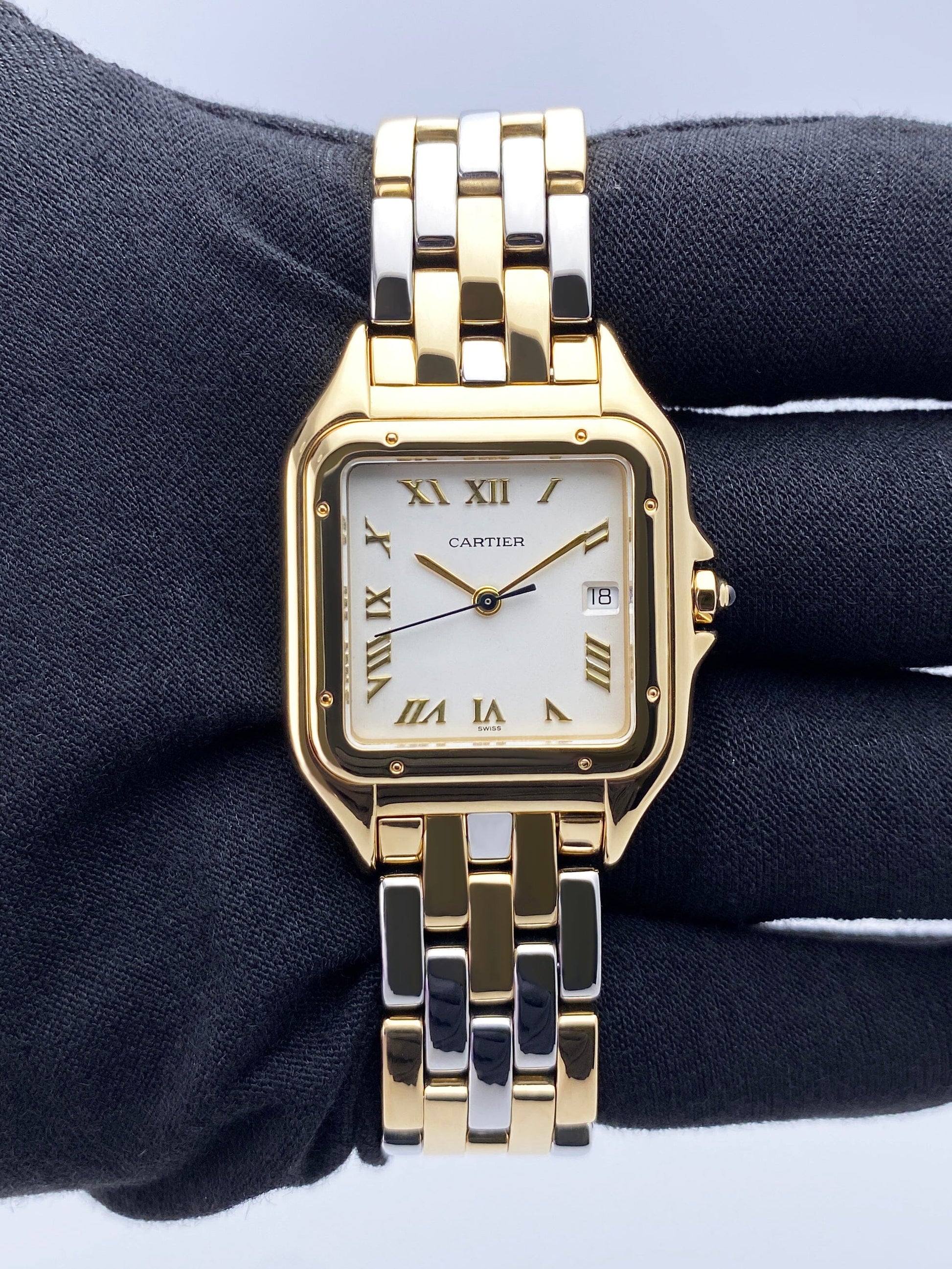 Cartier Panthere Large W25039L6 Two Tone Mens Watch