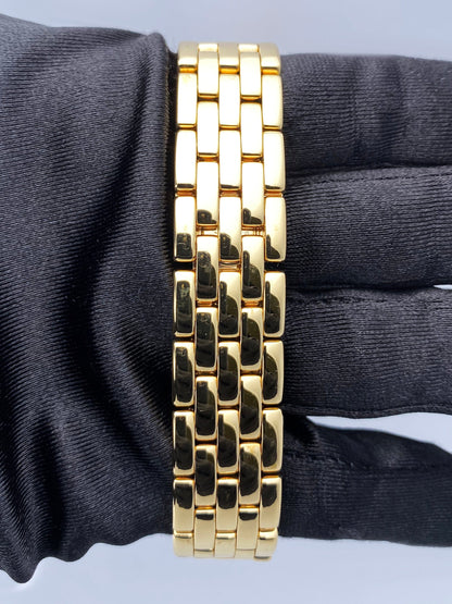 Cartier Panthere Large WF4042B9 Diamond 18K Yellow Gold Mens Watch - Watches