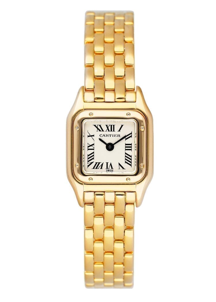 Cartier Panthere Mini W25034B9 18K Yellow Gold Ladies Watch - Watches