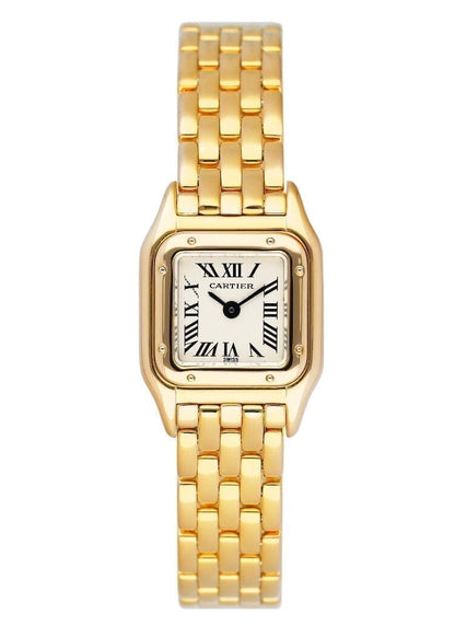 Cartier Panthere Mini W25034B9 18K Yellow Gold Ladies Watch - Watches
