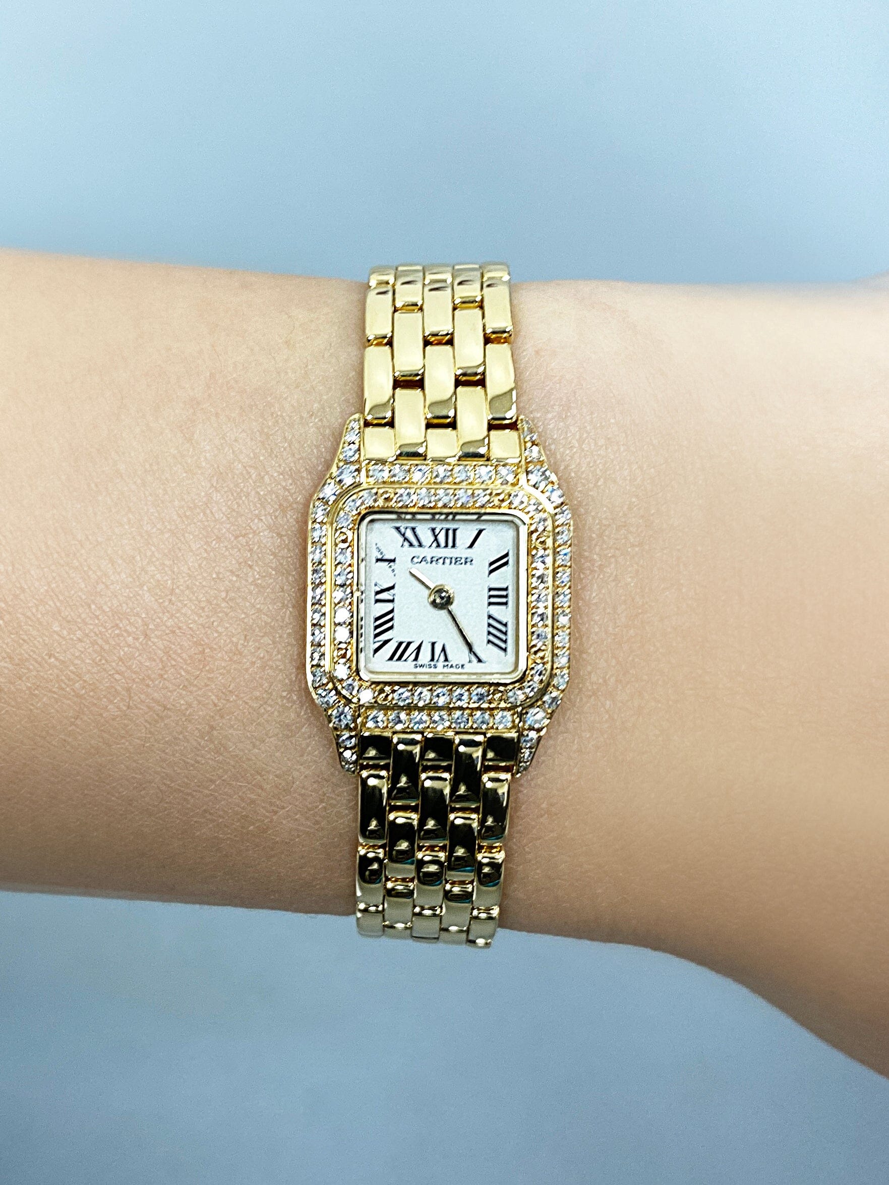 Cartier Panthere Mini WF3182B9 18K Yellow Gold Diamond – Phigora