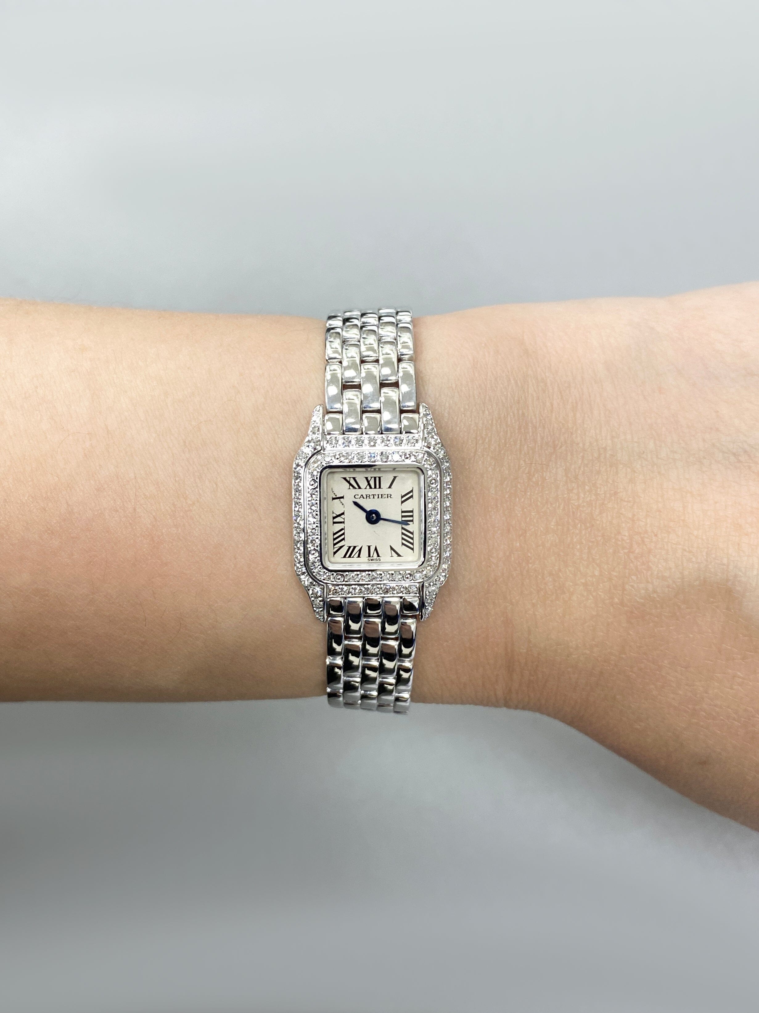 Cartier Panthere Mini WF3210F3 Diamond Ladies Watch – Phigora