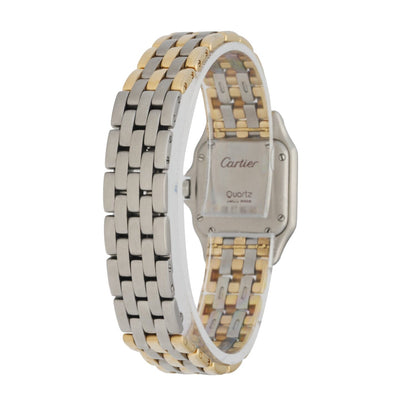 Cartier Panthere Three Row Quartz Obsidian Dial Ladies Watch - Wristwatch