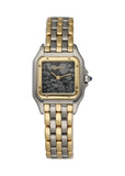 Cartier Panthere Three Row Quartz Obsidian Dial Ladies Watch - Wristwatch