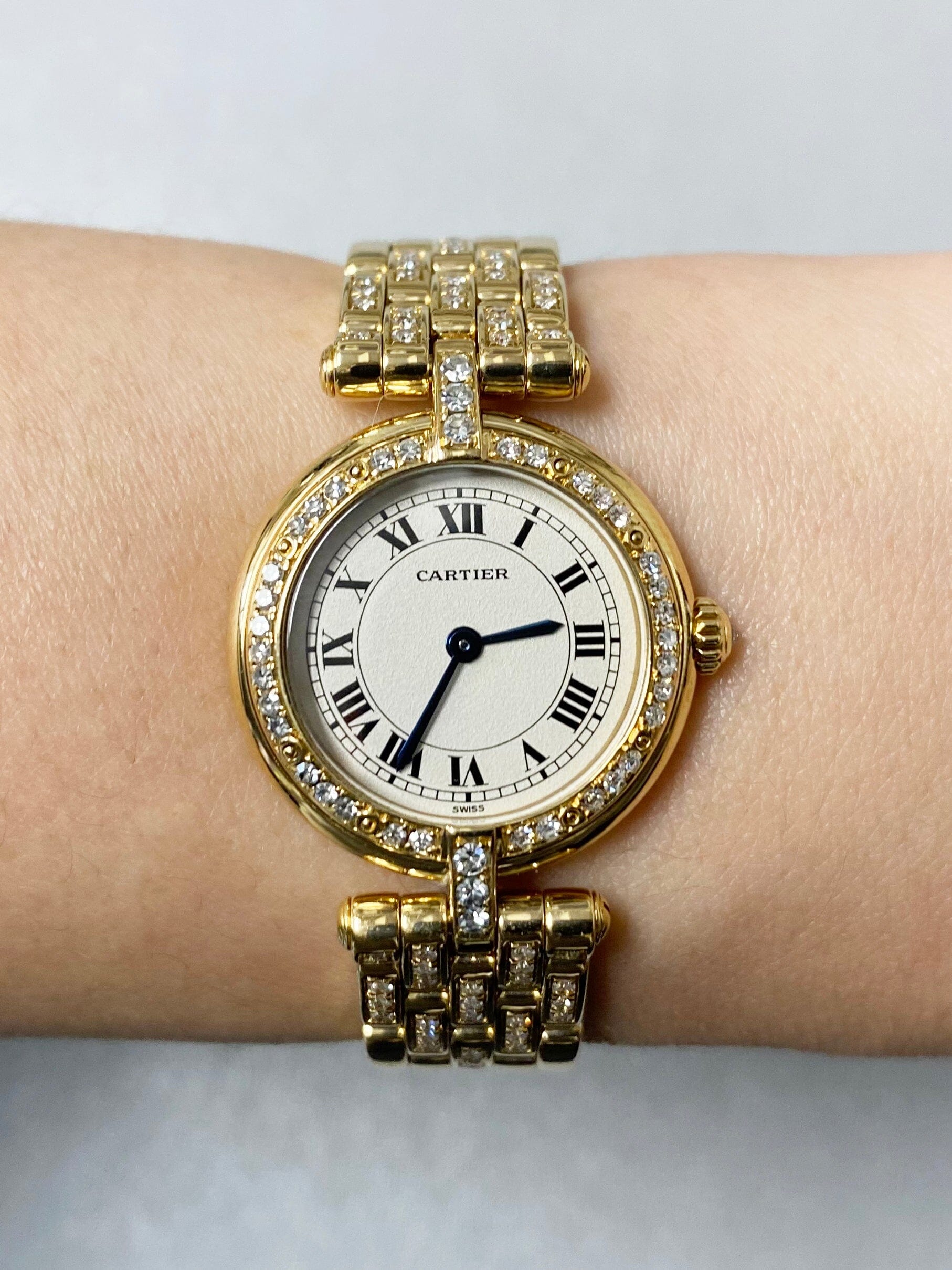 Cartier Panthere Vendome 8057916 18K Yellow Gold Ladies Watch Box Papers - Virtual