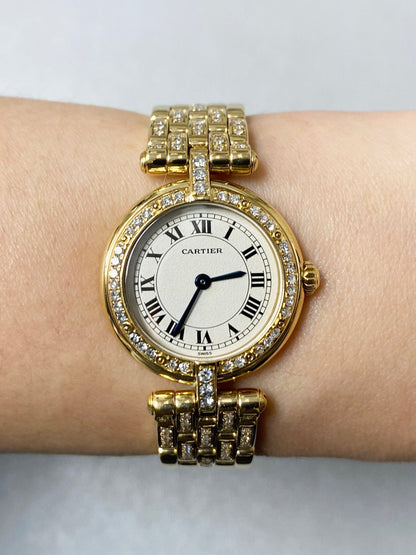 Cartier Panthere Vendome 8057916 18K Yellow Gold Ladies Watch Box Papers - Virtual