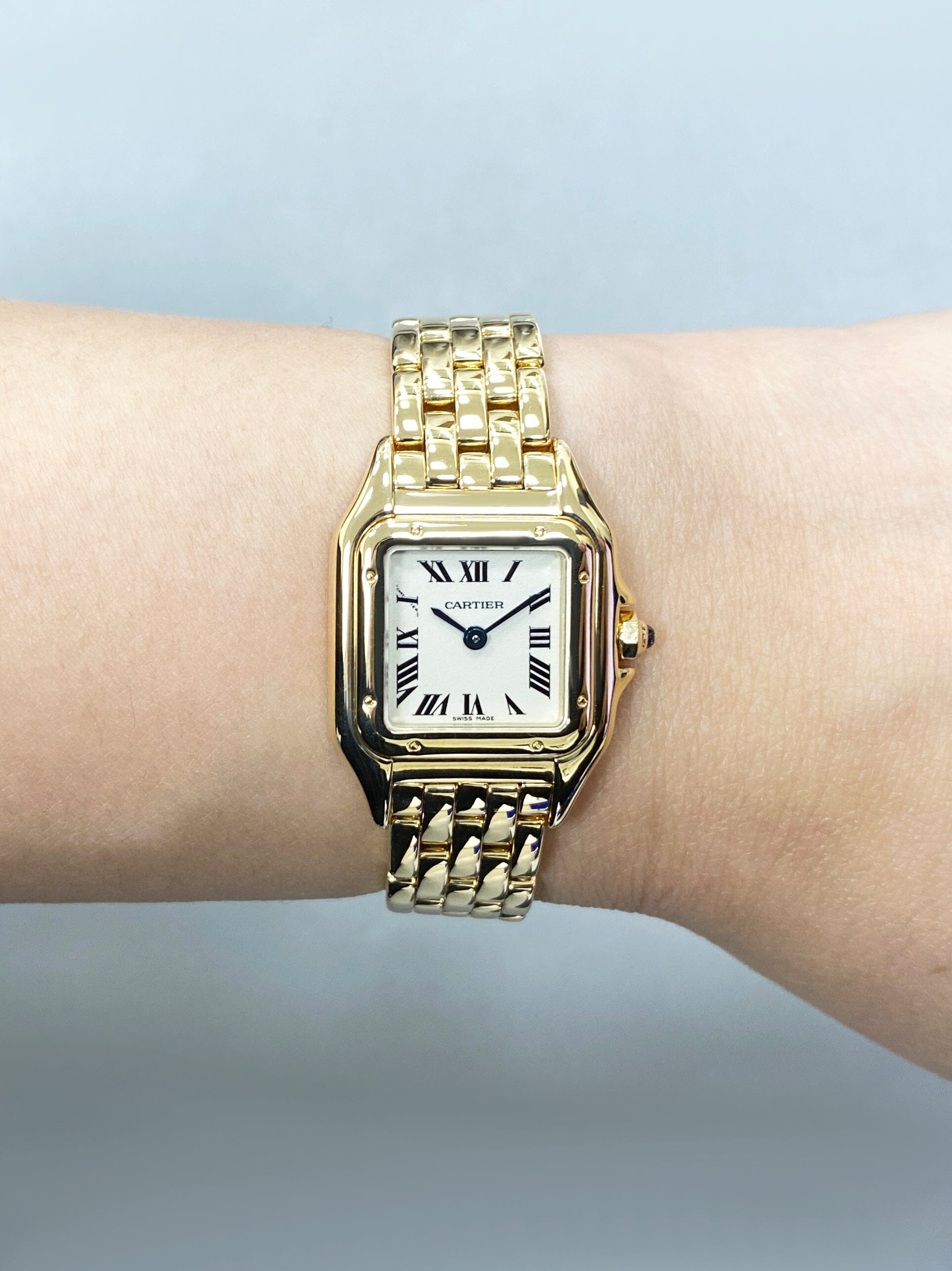 Cartier Panthere W25022B9 18K Yellow Gold Ladies Watch - Wristwatch