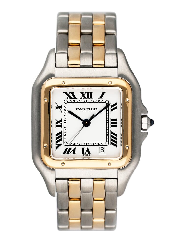 Cartier Panthere W25028B6 Midsize Silver Dial Ladies Watch