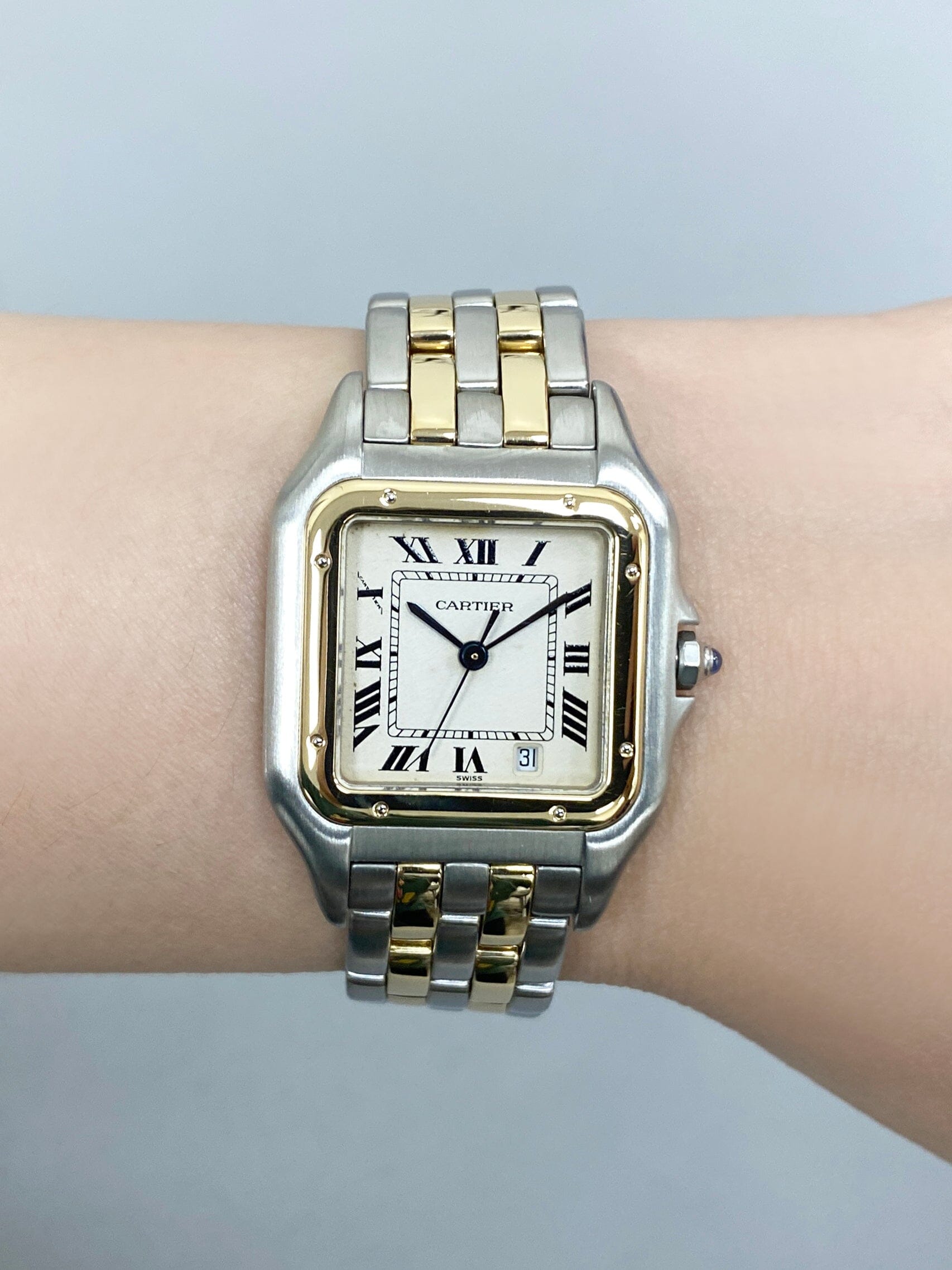 Cartier Panthere W25028B6 Midsize Two Tone Ladies Watch – Phigora