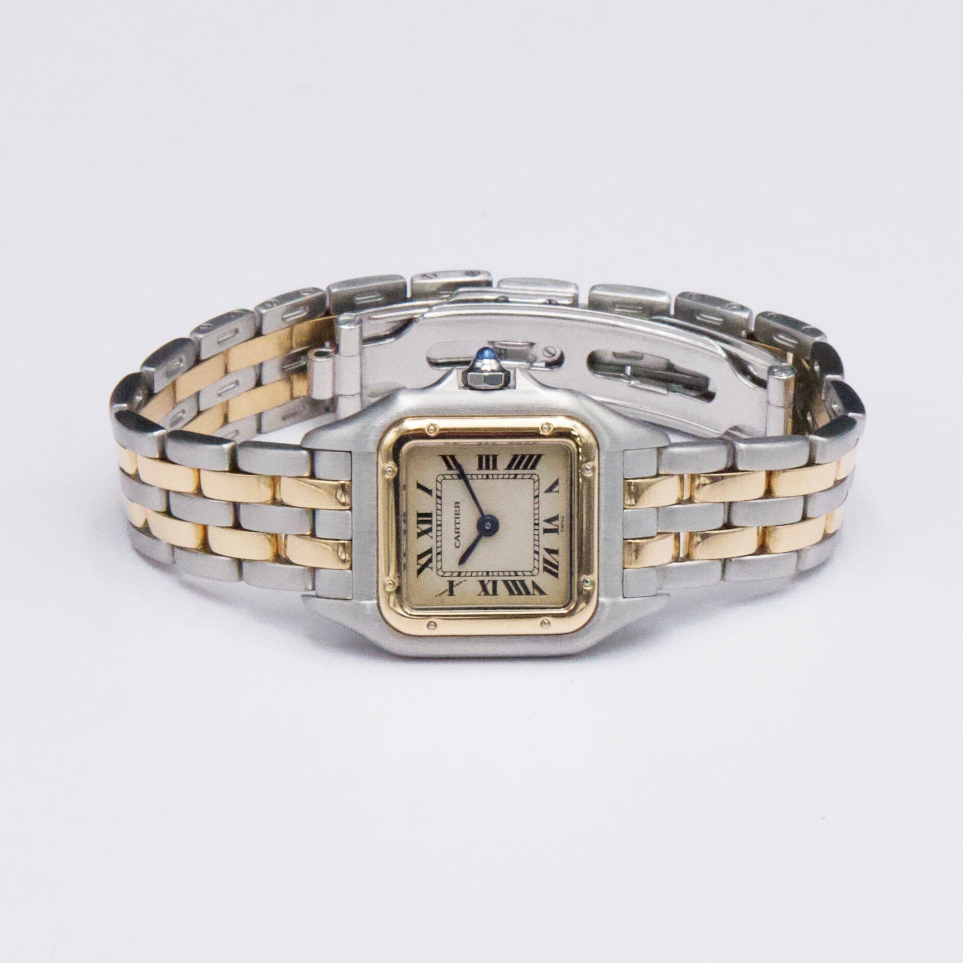Cartier Panthere W25029B6 Two Rows Ladies Watch - Wristwatch