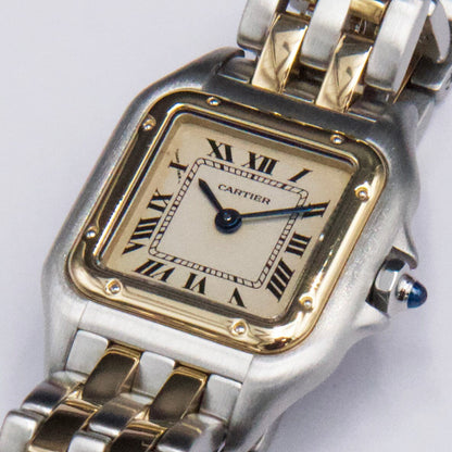 Cartier Panthere W25029B6 Two Rows Ladies Watch - Wristwatch
