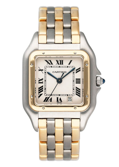 Cartier Panthere W25028B8 Three Row Midsize Ladies Watch - Wristwatch